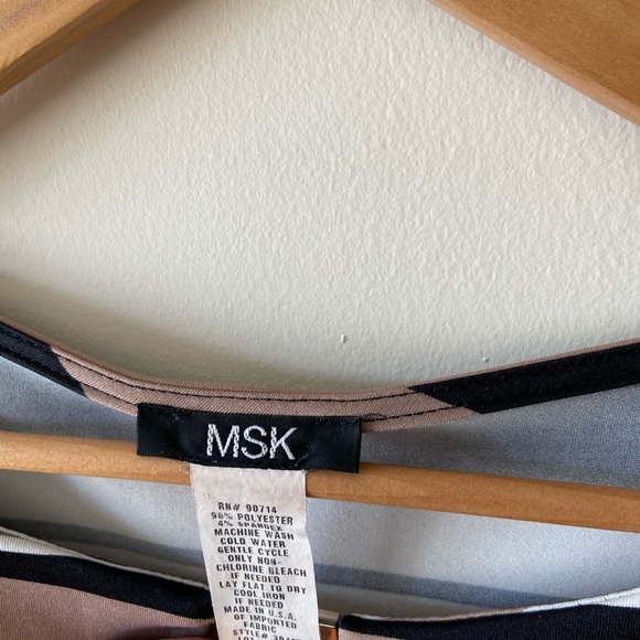 Long, Striped Blouse from MSK - Picture 3 of 7